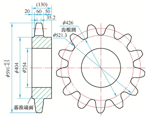 【兆恒機械】滲碳齒部有嚴重的貫穿型裂紋，何原因？